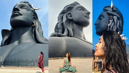 ప్రగ్యా జైశ్వాల్, దివి, మేఘా ఆకాశ్.. ఆదియోగిని దర్శించుకున్న టాలీవుడ్ తారలు.!