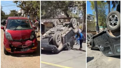 ഇടിച്ചത് ടാറ്റാ നാനോയിൽ, ഉയർന്ന് പൊങ്ങി മലക്കം മറിഞ്ഞത് ഥാര്! ഇതെങ്ങനെ...? വിശ്വസിക്കാനാകാതെ വാഹനപ്രേമികൾ