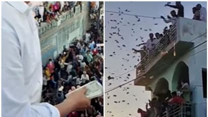 Viral Video: ಪಂಚಾಯತಿ ಅಧ್ಯಕ್ಷ ಸಂಬಂಧಿ ಮದುವೆಯಲ್ಲಿ ಲಕ್ಷಗಟ್ಟಲೆ ನೋಟುಗಳ ಸುರಿಮಳೆ!