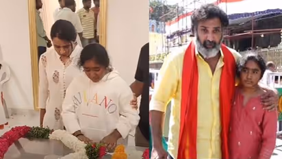 తండ్రి కోసం వెక్కి వెక్కి ఏడుస్తున్న తారకరత్న కూతురు.. ఓదార్చలేకపోతున్న కుటుంబ సభ్యులు