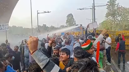 Police use tear gas on protesters in Panchkula demanding restoration of Old Pension Scheme