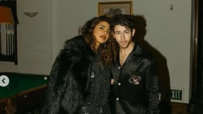 Priyanka Chopra, Nick Jonas look stunning in black; check out photos from Jonas Brothers' concert in Las Vegas