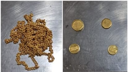 ദുബൈ ടൂ കരിപ്പൂർ, വായിൽ ഒളിപ്പിച്ച് കൊണ്ട് വന്നത് സ്വർണ ചെയിൻ; സ്വർണനാണയം അടിവസ്ത്രത്തിൽ, പിടിച്ചെടുത്തു