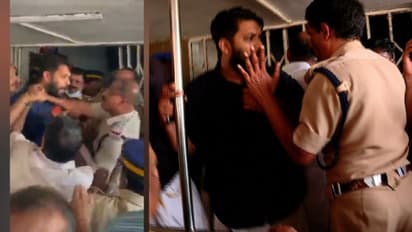 കളമശേരിയിൽ യൂത്ത് കോൺഗ്രസ് - കെഎസ്യു മാർച്ചിൽ സംഘർഷം, സ്പീക്കർക്ക് പരാതി നൽകി ഷാഫി പറമ്പിൽ