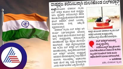 Koppal: ರಾಷ್ಟ್ರಧ್ವಜವನ್ನೇ ತಲೆದಿಂಬನ್ನಾಗಿ ಮಾಡಿಕೊಂಡು ಮಲಗಿದ ಬಿಲ್ಕಲೆಕ್ಟರ್!