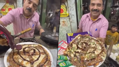 Street food vendor prepares Dairy Milk omelette, leaves netizens in bitter; watch video