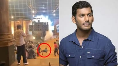 ചിത്രീകരണത്തിനിടെ ലോറി നിയന്ത്രണംവിട്ടു, വിശാല് ചിത്രത്തിന്റെ സെറ്റില് അപകടമൊഴിവായത് തലനാരിഴയ്ക്ക്- വീഡിയോ