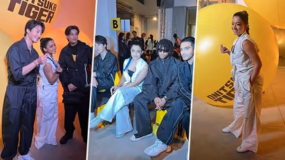 Rashmika Mandanna at Milan Fashion Week: Actress poses with Korean star Jung Il-woo and Thai star Kanawut 