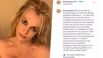 Britney Spears calls out media openly for their fabricated 'constant lies' about her