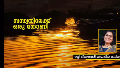 Malayalam Poem: സന്ധ്യയിലേക്ക് ഒരു തോണി, രശ്മി നീലാംബരി എഴുതിയ കവിത