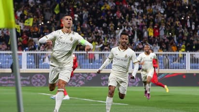 സൗദിയിലും ഗോള് നൃത്തമാടി സിആർ7; 26 മിനുറ്റിനിടെ ഹാട്രിക്, അല് നസ്റിന് ജയം