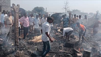 ರಾಯಚೂರು: ಜಾಗಟಗಲ್‌ನಲ್ಲಿ ವಿದ್ಯುತ್‌ ತಂತಿ ತಗುಲಿ ಅಗ್ನಿ ಅವಘಡ