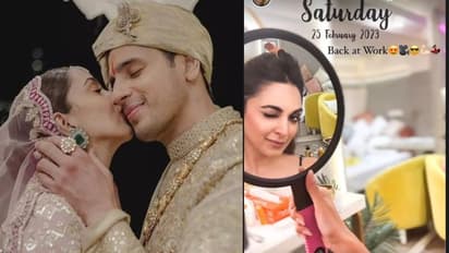 పెళ్ళి హడావిడికి పేకప్ చెప్పి.. షూటింగ్ కోసం మేకప్ వేసుకుంటున్న కియారా అద్వాని, వైరల్ అవుతున్న పోస్ట్