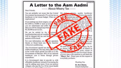 Fact-check: Modi govt did NOT propose 5% tax on healthcare, UPA govt did in 2011