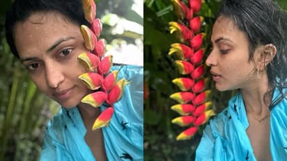 తడిసిన బట్టలో అమలాపాల్  ఫొటో షూట్... ఫ్రేమ్ కొంచెం క్రిందకు జరిపి ఉంటే ఘోరమైపోయేది!