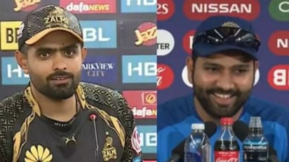 జర్నలిస్టుకు బాబర్ ఆజమ్  స్ట్రాంగ్ రిప్లై.. రోహిత్‌ను కాపీ కొట్టావా అంటున్న  ఇండియన్ ఫ్యాన్స్ 