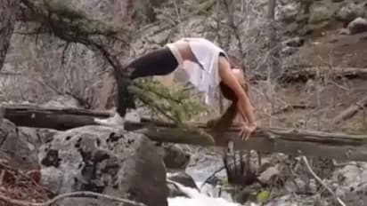 പ്രകൃതിയോട് ഇണങ്ങിച്ചേര്ന്ന് യോഗ, അടിപതറി പുഴയിലേക്ക്; വീഡിയോ വീണ്ടും വൈറലാകുന്നു
