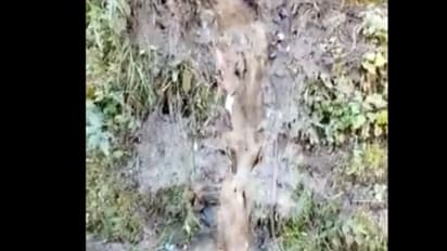 ജോഷിമഠിനെ ആശങ്കയിലാഴ്ത്തി നീരുറവ: ഭൗമശാസ്ത്രജ്ഞർ പരിശോധന തുടങ്ങി