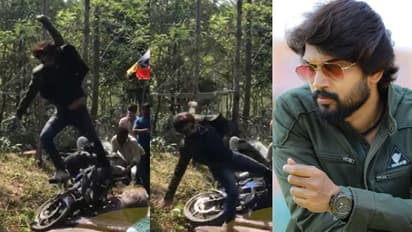 ஷூட்டிங்கில் விபத்து... ஸ்டண்ட் சீனில் டூப் போடாமல் நடித்த நடிகர் விஜய் விஷ்வாவுக்கு கை முறிந்ததால் பரபரப்பு