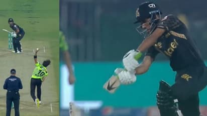 ആദ്യം ബാറ്റൊടിച്ചു, പിന്നെ സ്റ്റംപ് പിഴുതു! ഷഹീന് അഫ്രീദിയുടെ ആദ്യ ഓവര് സംഭവബഹുലം- വീഡിയോ