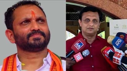 അമിത് ഷായെ ഭയമില്ല, ഭയപ്പെടുത്തൽ യുഡിഎഫിനോട് മതിയെന്നും കെ സുരേന്ദ്രന് റിയാസിന്റെ മറുപടി