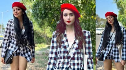 നെറ്റ്ഫ്ലിക്സിലെ എമിലിയുടെ ലുക്കിൽ അഹാന കൃഷ്ണ; മേക്കോവർ വീഡിയോ വൈറല്