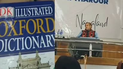 Viral video: ശശി തരൂരിന്റെ പരിപാടിയിൽ പങ്കെടുക്കാൻ നാഗാലാൻഡിൽ യുവാവെത്തിയത് നിഘണ്ടുവുമായി