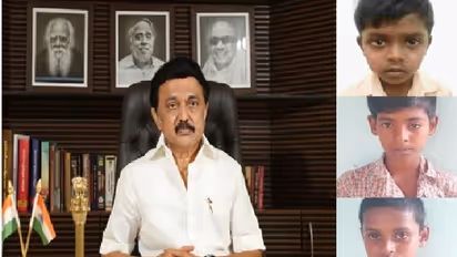 சாலை விபத்தில் உயிரிழந்த 3 பள்ளி மாணவர்களுக்கு மு.க.ஸ்டாலின் இரங்கல்... தலா ரூ.2 லட்சம் நிவாரணம் அறிவிப்பு!!