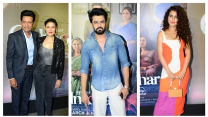 Gulmohar Screening: Manoj Bajpayee Fatima Sana Shaikh and others grace the red carpet