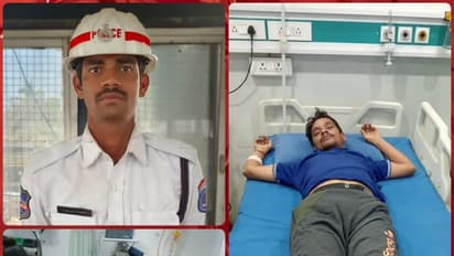 வைரல் வீடியோ| மாரடைப்பால் சாலையில் சரிந்த இளைஞர்! சிபிஆர் செய்து உயிரை மீட்ட தெலங்கானா போக்குவரத்து காவலர்