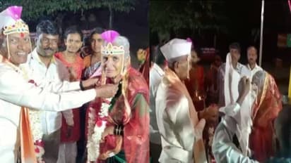 വൃദ്ധസദനത്തിൽ വച്ച് പ്രണയം, 76 -കാരനും 70 -കാരിയും വിവാഹിതരായി, കൂടെനിന്ന് കൂട്ടുകാരും