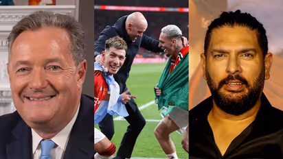 'Can you imagine Sir Alex doing a crazed conga?' - Piers-Yuvraj engage in banter post United's League Cup win