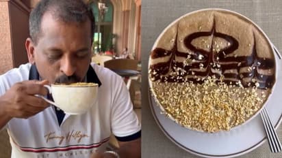 സ്വര്‍ണം ചിരണ്ടിയിട്ട കാപ്പി; വീഡിയോയുമായി ഷെഫ് സുരേഷ് പിള്ള