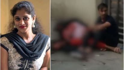 നടുറോഡിൽ അരുംകൊല, യുവതിയുടെ മരണം ഉറപ്പാക്കും വരെ നെഞ്ചിൽ കുത്തി; രക്ഷപ്പെടാതെ മൃതദേഹത്തിനടുത്തിരുന്ന് പ്രതി