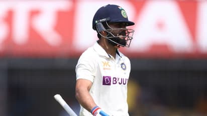 എല്ബിയില് പെട്ട് ഡിആർഎസ് എടുക്കാതെ മടങ്ങി, പിന്നെ കലിപ്പ് തീർത്ത് കോലി- വീഡിയോ