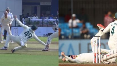 ഒരു സെക്കന്ഡ് പോലും വേണ്ടിവന്നില്ല! പരമ്പരയിലെ ഏറ്റവും മികച്ച ക്യാച്ചുമായി സ്മിത്ത്- വീഡിയോ