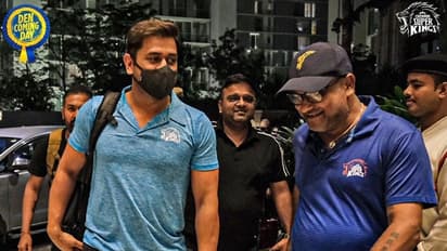 IPL 2023 ಟೂರ್ನಿಗಾಗಿ ಚೆನ್ನೈಗೆ ಆಗಮಿಸಿದ ಧೋನಿಗೆ ಅದ್ಧೂರಿ ಸ್ವಾಗತ!