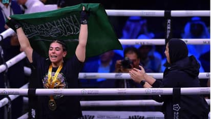 ഇടിക്കൂട്ടിൽ തിളങ്ങി സൗദി ബോക്സിങ് താരങ്ങൾ; റിയാദ് ദറഇയയിൽ അമ്പരിപ്പിക്കും പോരാട്ടമായി ‘ട്രൂത്ത് ഫൈറ്റ്’ 