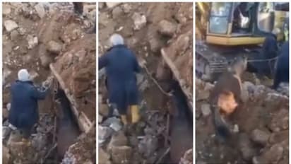 21 ദിവസം കെട്ടിടാവശിഷ്ടങ്ങൾക്കിടയിൽ, ഒടുവില്‍ ജീവനോടെ ഒരു രക്ഷപ്പെടല്‍; വൈറല്‍ വീഡിയോ 