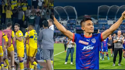 ഛേത്രി ചെയ്തത് ഇതിഹാസത്തിന് ചേർന്നതോ? കാണാം ബ്ലാസ്റ്റേഴ്സിന്റെ ചങ്ക് തകർത്ത വിവാദ ഗോള്, ആരാധകർ കലിപ്പില്