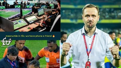 മറ്റ് രാജ്യങ്ങളില് റഫറിയെ സഹായിക്കാന് വാർ, ഇവിടെ മൊബൈല് ഫോണ്; ട്രോളി ആരാധകർ