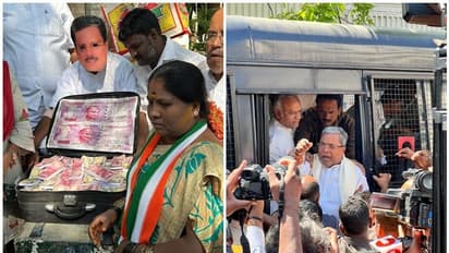 ಸಿಎಂ ರಾಜೀನಾಮೆಗೆ ಆಗ್ರಹಿಸಿ ಕಾಂಗ್ರೆಸ್ ಬೃಹತ್ ಪ್ರತಿಭಟನೆ, ಸಿದ್ಧರಾಮಯ್ಯ ಬಂಧನ!