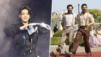 WATCH: BTS member Jungkook enjoys RRR's Naatu Naatu during his Weverse live; here's how his fans react