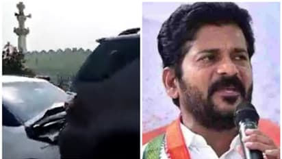 రేవంత్ రెడ్డి కాన్వాయ్కు యాక్సిడెంట్.. భారీ ప్రమాదంతో ఆరు కార్లు ధ్వంసం (వీడియో)