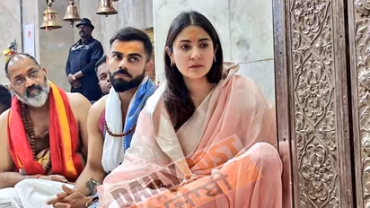 IPL 2023: After verbal duel with Gambhir, Kohli and Anushka spotted at a temple in Delhi (WATCH)