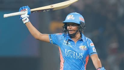 பின்னி பெடலெடுத்த ஹர்மன்ப்ரீத் கௌர், ஹைலீ மேத்யூஸ் - மும்பை இந்தியன்ஸ் அசால்ட்டா 207 ரன்கள் குவிப்பு!