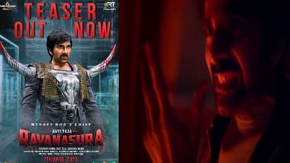 രവി തേജയുടെ ക്രൈം ത്രില്ലര് രാവണാസുര; ടീസര് പുറത്തിറങ്ങി