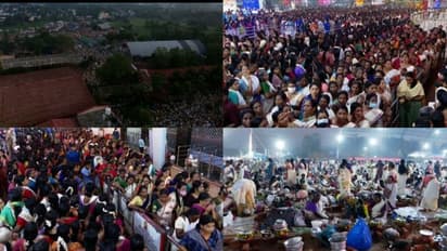 പൊങ്കാല തിരക്കിൽ തിരുവനന്തപുരം, ആറ്റുകാലിൽ ഭക്തജനസാഗരം 