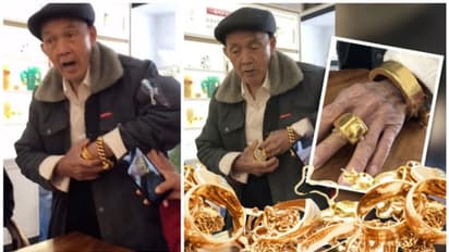 94 ലക്ഷം രൂപയുടെ സ്വര്ണ്ണം ധരിച്ച് 90 കാരന്, വിവാഹ ആലോചനയുമായി നെറ്റിസണ്സ് !