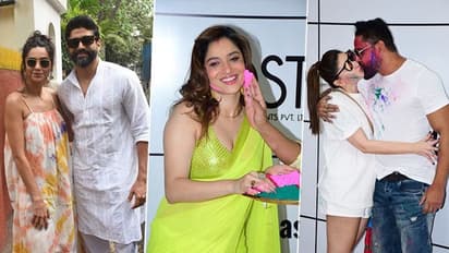 Holi Party 2023: Ankita Lokhande, Shibani Dandekar-Farhan, Shefali Jariwala and others enjoying the festival 